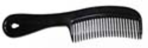 Plastic Comb with 6 1/2" Handle, Black