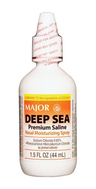 Major Deep Sea Premium Saline Nasal Spray, 1.5oz/44mL