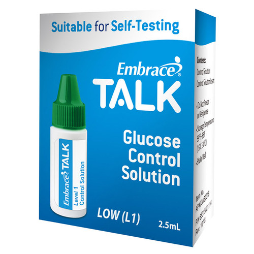 Embrace® TALK™ Glucose Control Solution, Low-(L1)