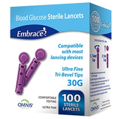 Embrace® Ultra Fine Lancets, 30G