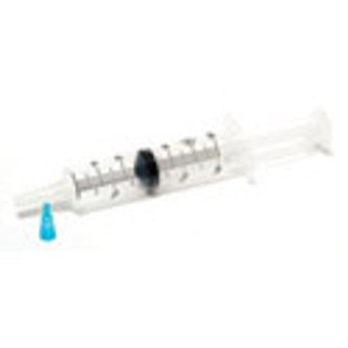 Piston Irrigation Syringe, 60cc, Catheter Tip Flat Top, Small Tip Adapter