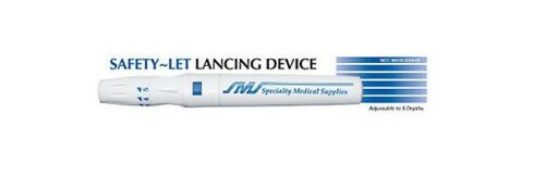 SMS Adjustable Safety-Let Lancing Device