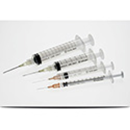 Terumo® Hyperdermic Syringe with Luer Lock Tip, 3cc, 20G x 1"