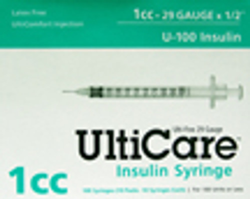UltiCare® Insulin Syringe, 1cc,  29G x ½"