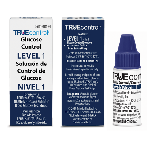 TRUEcontrol® Glucose Control Solution, Level 1