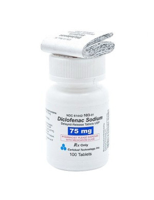Diclofenac Sodium DR 75mg 100ct Tabs