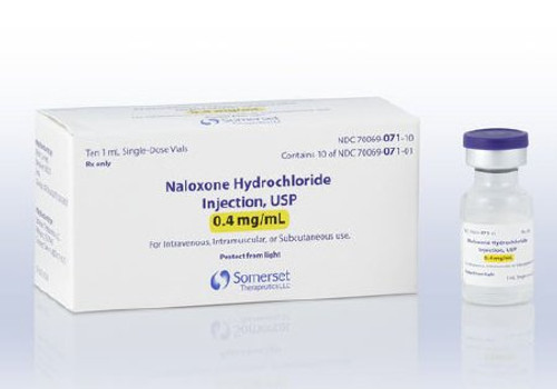 Naloxone Hydrochloride Injection USP SDV 0.4mg/1mL, 1mLx10 Pack