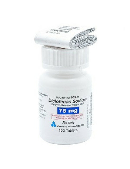 Diclofenac Sod DR 75mg, 100ct Tabs