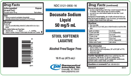 Docusate Sodium 50mg/5mL Liquid 16oz