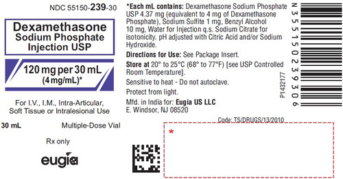 Dexamethasone Sodium Phosphate Inj. MDV, 4mg/mL, 30mL (Repack)