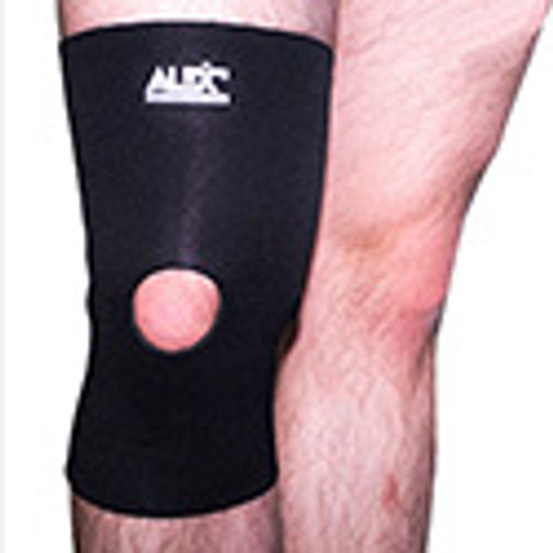 Neoprene Knee Sleeve, Open Patella, Large, Black