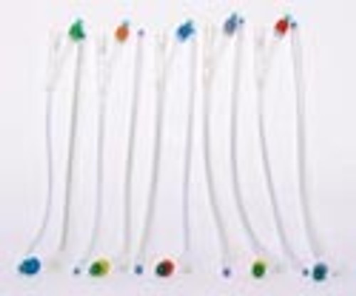 2-Way 100% Silicone Foley Catheters, 14 Fr, 5cc Balloon