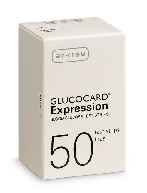 GLUCOCARD® Expression™ Blood Glucose Test Strips, DME, 50 ct.