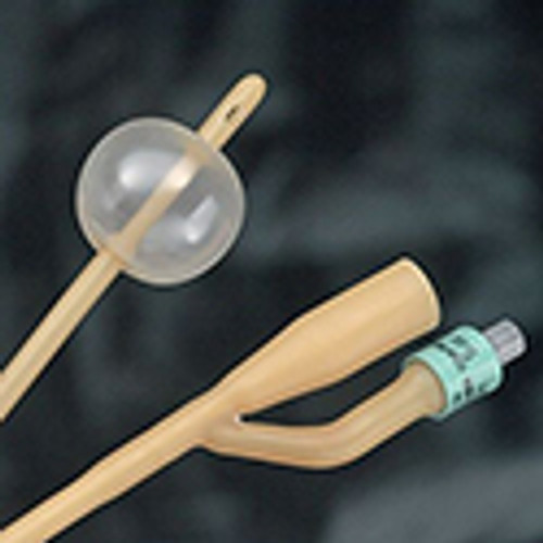 Bardia® Silicone Elastomer Latex 2-Way Foley Catheter, Sterile, 5CC, 18Fr