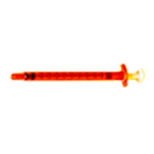 BD™ Oral Syringe with Tip Cap, Amber, 1mL