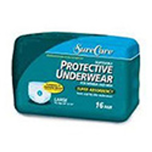 Sure Care™ Extra Heavy Absorbency Protective Underwear, Medium 34" - 46"