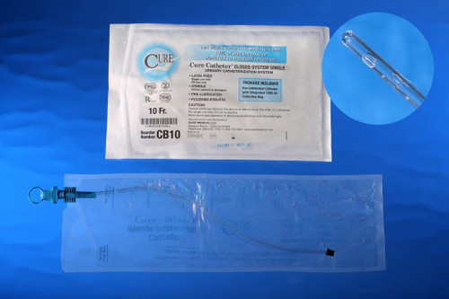 Cure Catheter® Closed System Single, 10Fr      A4353
