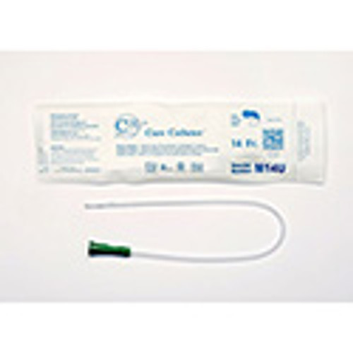 Cure Medical® Male Pocket Catheter with Straight Tip, 16”, 14Fr     A4351