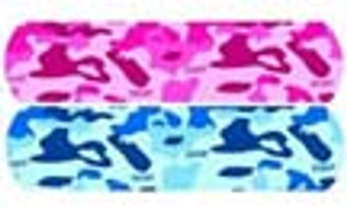 Blue & Pink Camo Assortment Stat Strip® Bandages, ¾" x 3"