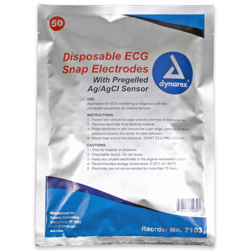 Disposable Adult ECG Snap Electrode