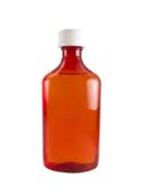 4oz Bottle for Liquid w/ Child Resistant Cap, Amber