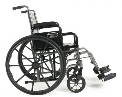 Traveler® SE Plus Wheelchair w/Detachable Desk Arms & Swingaway Footrest, 18" x 16"