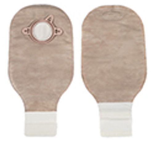 New Image 2-Piece Drainable 12" Pouch w/ Clamp Closure, 2¼" Opening, Beige