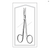 Econo IRIS Scissor, 4 1/2", Sharp/Sharp Straight Blades
