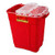 BD™ Extra-Large Sharps Collector, 9 gal, Clear Slide Top, Red