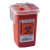 SharpSafety™ Sharps Container, 2.2qt, Red