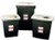 SharpSafety™ RCRA Hazardous Waste Container with Slide Lid, 18 Gallon, Black