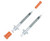 Insulin Syringe Permanently Attached Needle, 1/2cc, 30g x 5/16"