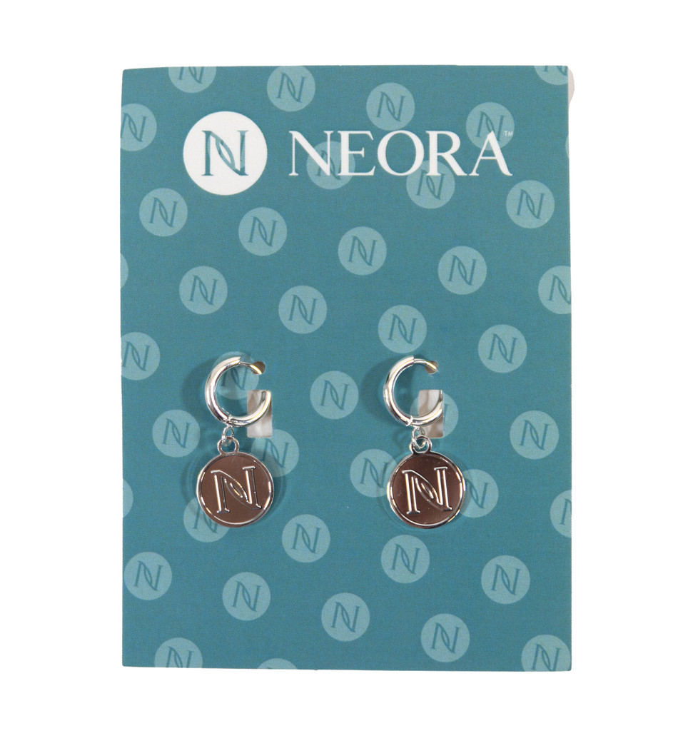 Neora Silver Hoop Earrings