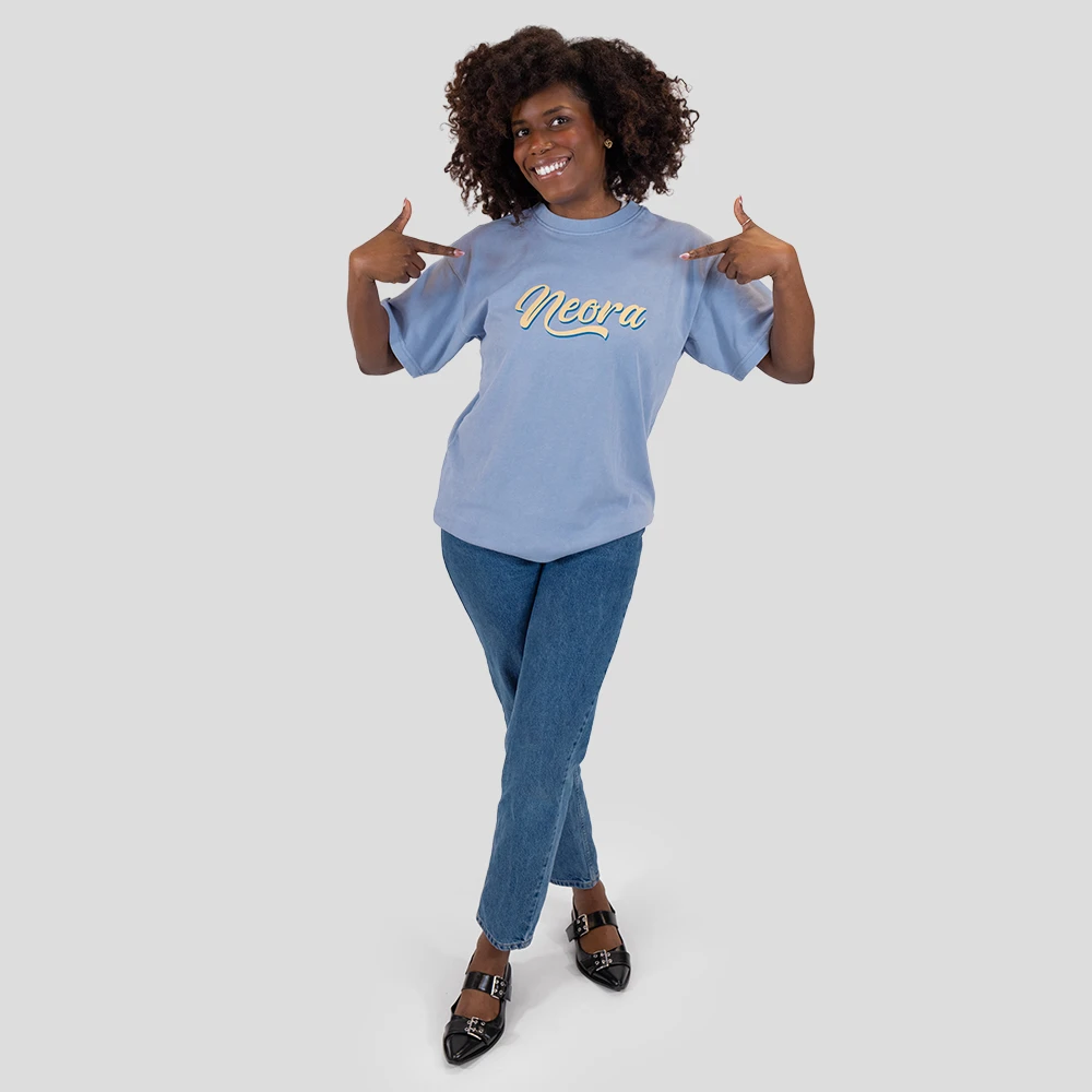 Neora Cursive Boxy Tee