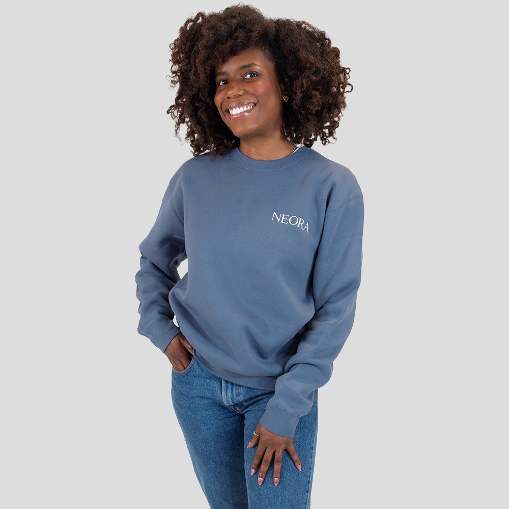 Neora Embroidered Crew Sweatshirt