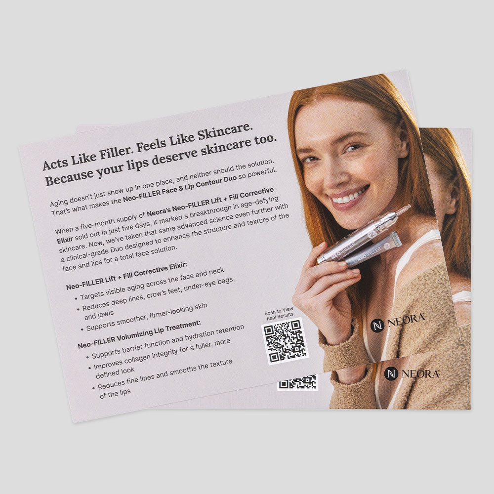 Neo-FILLER Face & Lip Contour Duo Marketing Cards (25-Pack) - English Version