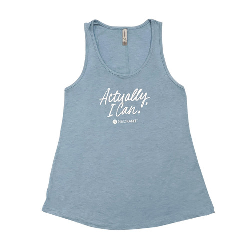 NeoraFit™ Women's Flowy Yoga Tank Top (Steel Blue)