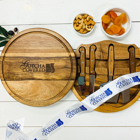 GC Branded 5 Pc. Cheese Board 