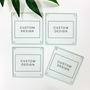 Branded Etched Glass Coasters (as low as $4.75)