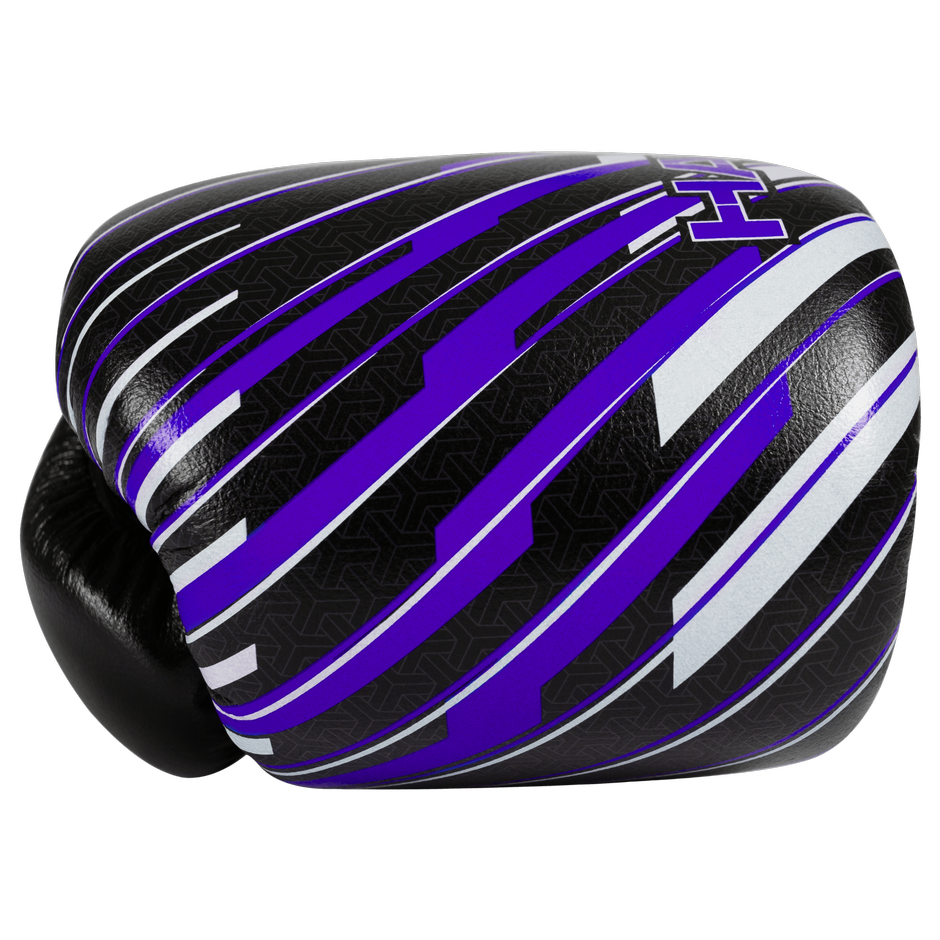 Hayabusa Ikusa Charged 10oz Boxing Gloves - Black/Purple| Forlai