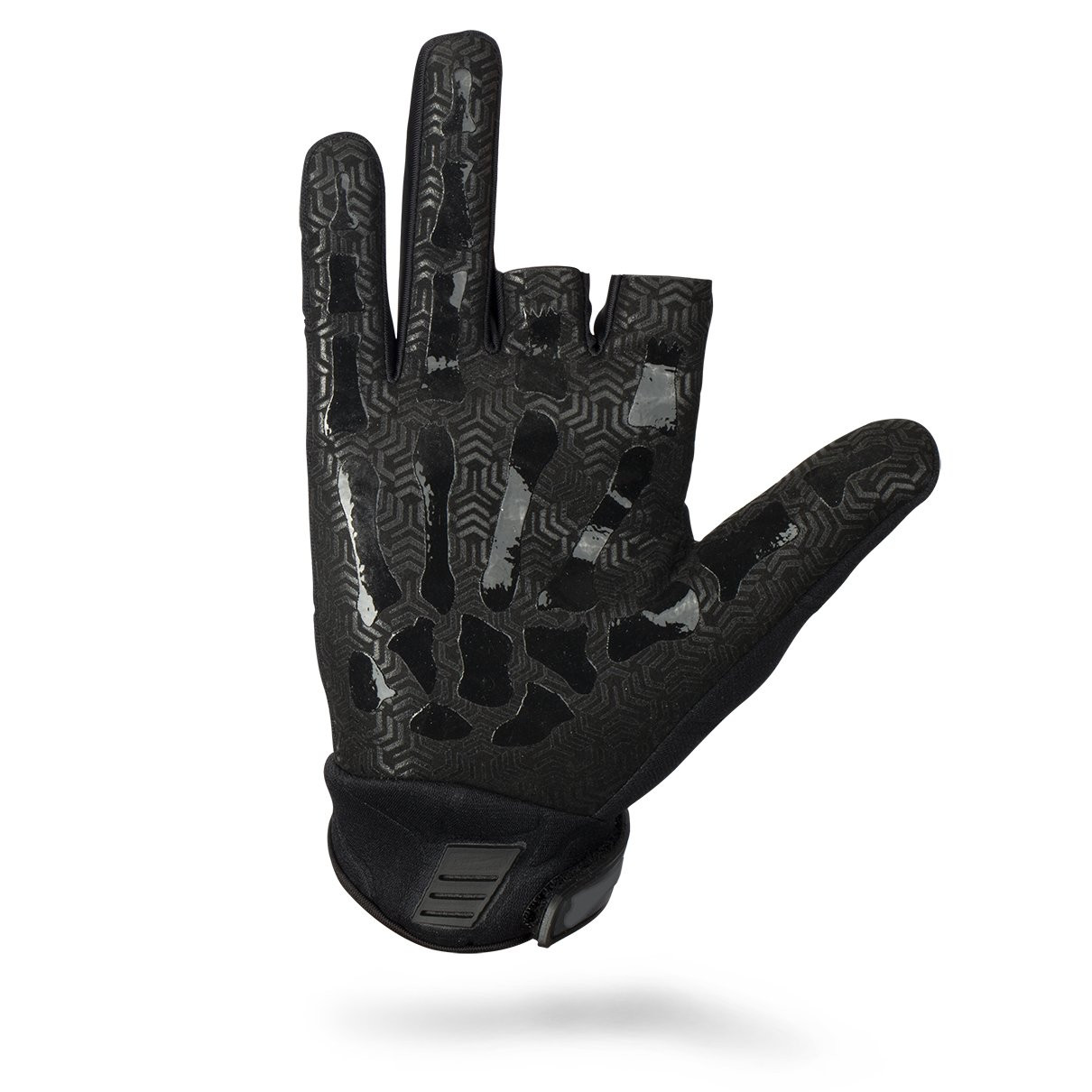 HK Army Paintball Bones Half Finger Gloves - Thumbnail 3