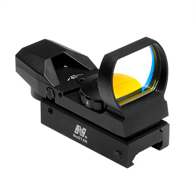 NCStar D4B Red Dot Sight w/ 4 Reticle Black