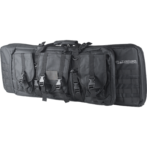Valken Tactical 46" Double Rifle Tactical Gun Case - Black