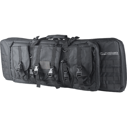 Valken Tactical 42" Double Rifle Tactical Gun Case - Black