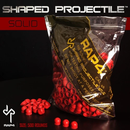 RAP4 Shaped Projectiles Paintball First Strike 