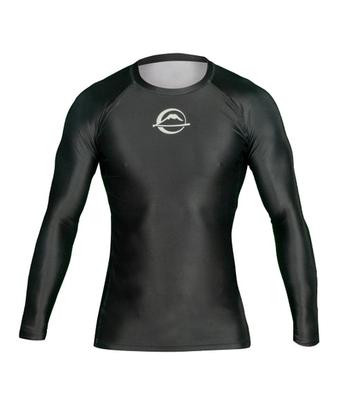 Fuji BJJ Baseline IBJJF Black Longsleeve Ranked Rashguard