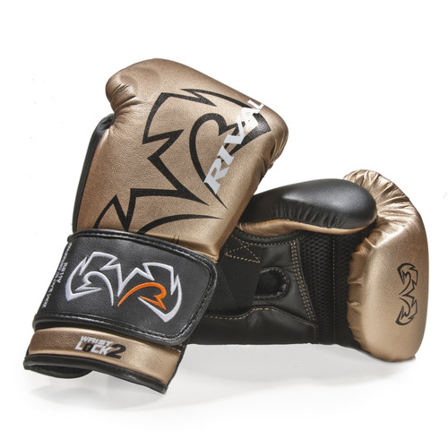 Rival Boxing RS11V Gold and Black Evolution Sparring Gloves