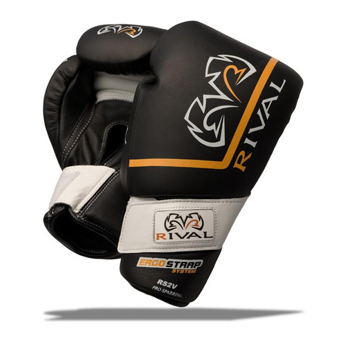 Rival Boxing RS2V Black Super Sparring Gloves
