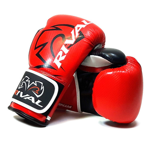 Rival Boxing RB7 Red and Black Fitness Plus Bag Gloves