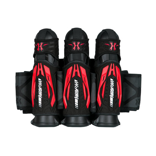 Red HK Army Zero G 2.0 Paintball Harness 3+2+4